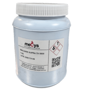 Emulsión Supra TX-5500, emulsión diazo azul cielo para serigrafía textil con plastisol, base agua y descarga