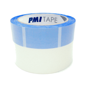 Rollo de cinta PMI 451 Split Tape con franjas azules sin adhesivo para marcos de serigrafía